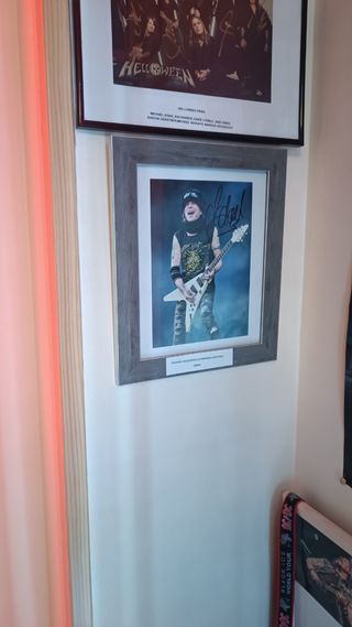 Michael schenker foto firmada. 4 unidades