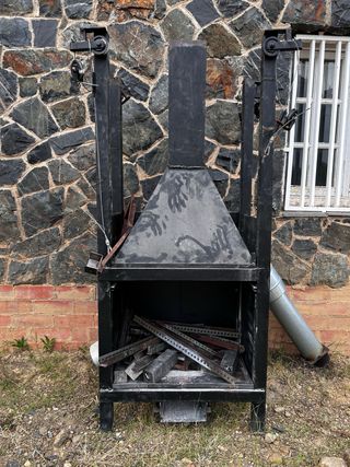 Fuego a tierra BARBACOA chimenea