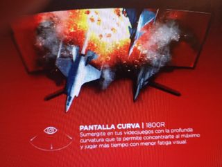 PANTALLA
"CURVA"
Full HD 1920p↔️y 10