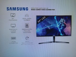 PANTALLA
"CURVA"
Full HD 1920p↔️y 10