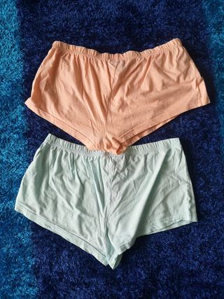 Calções de algodão curto