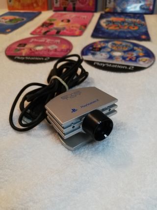 Lotto 3 giochi e camera eyetoy per Playstation 2