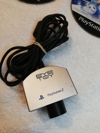 Lotto 3 giochi e camera eyetoy per Playstation 2