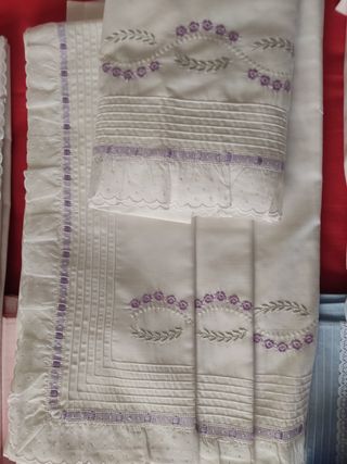 SABANAS VINTAGE - SIN ESTRENAR - CAMA MATRIMONIO