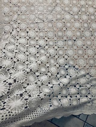 Copriletto a l'uncinetto