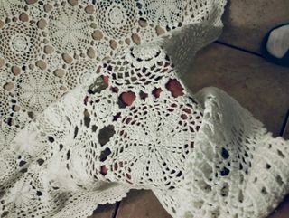 Copriletto a l'uncinetto