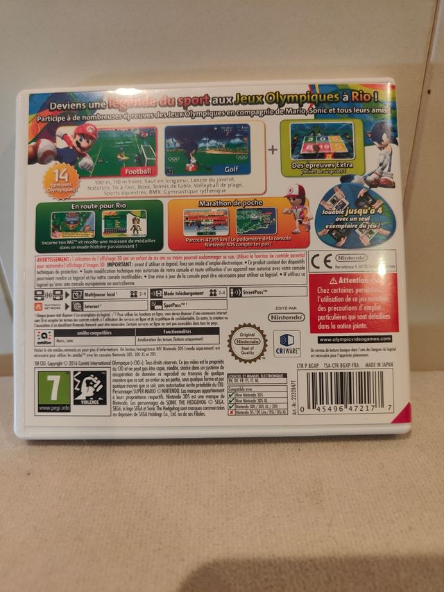 Mario y Sonic Rio 2016