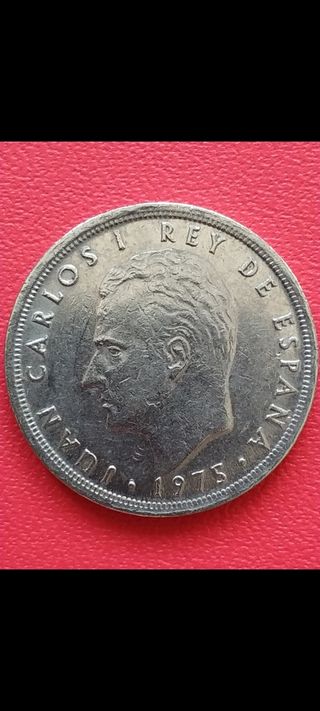 Moneda 5 Pesetas España 1975
