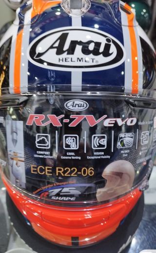 Casco Arai RX-7V Evo Isle of Man.Talla S. ULTIMO!!