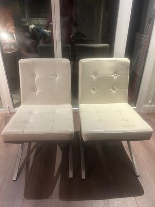 2 sedie Maison du Monde bianche