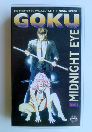VHS animes Ultimate Teacher y Goku Midnight Eye