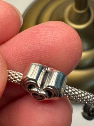 Charm corazon plata primera ley S925