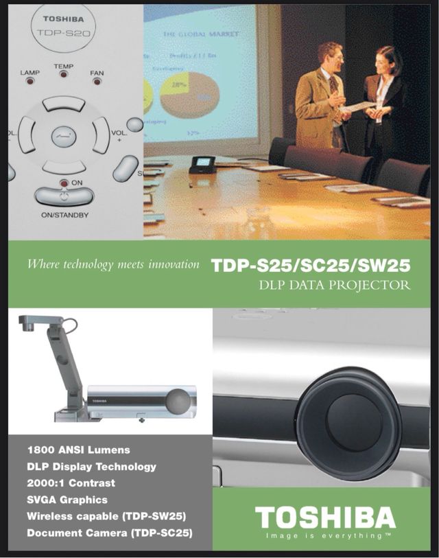 Proiettore Toshiba TDP-S25 usato