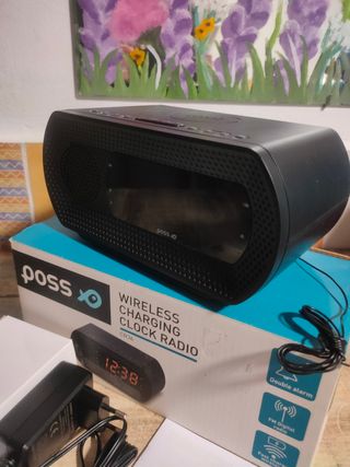 Reloj radio despertador Poss CR36 Nuevo