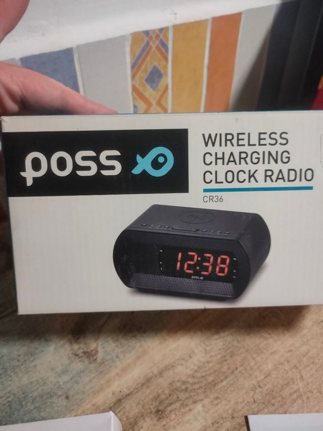 Reloj radio despertador Poss CR36 Nuevo