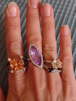 Anillos plata varios precios 