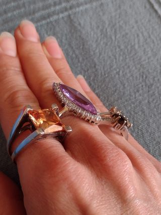 Anillos plata varios precios 