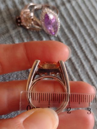 Anillos plata varios precios 