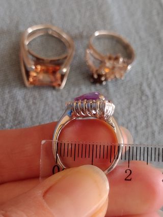 Anillos plata varios precios 
