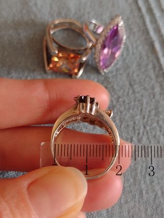 Anillos plata varios precios 