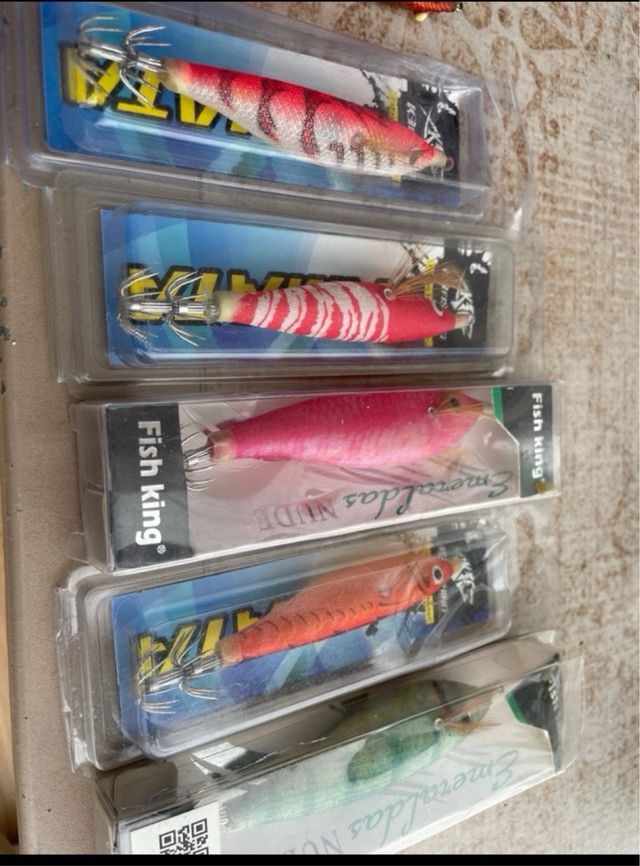 Pajaritas eging tip run pesca choco calamar