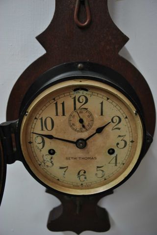 Reloj Barómetro Termómetro Antiguo