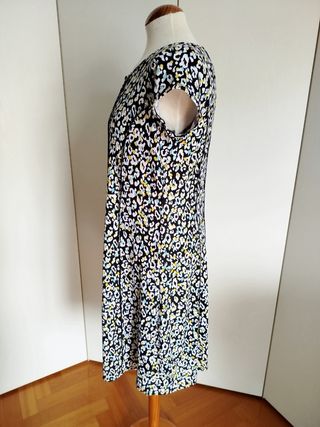 Vestito corto stampa animalier Tg. L