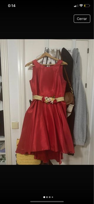 Vestido rojo fiesta