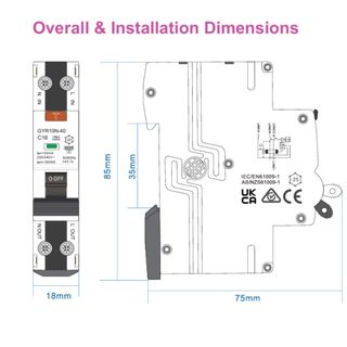 Diferencial superinmunizado (25A, 2P, 30mA)