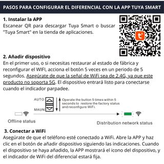 Diferencial WIFI Rearmable Superinmunizado SI 2P