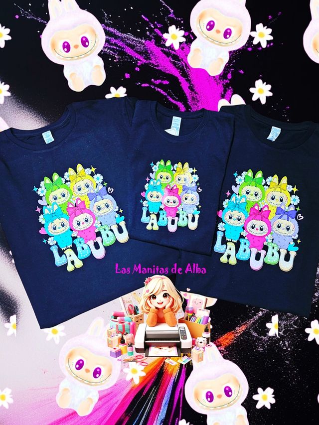 Camisetas Labubu personalizadas