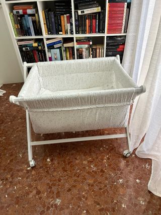 Set Mini cuna y hamaca/mecedora para bebé