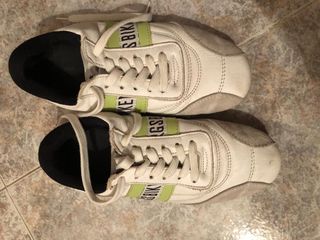Bambas Bikkembergs Blancas y verdes 