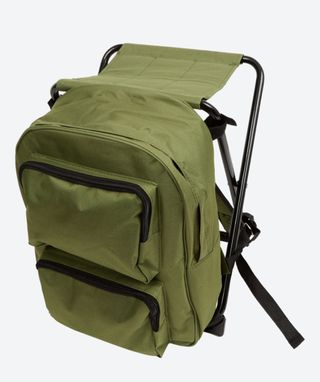 Silla de pescar con mochila