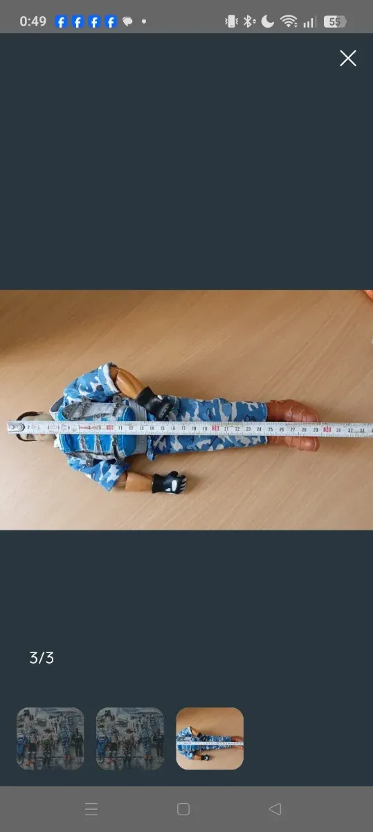 4 muñecos Madelman y complementos