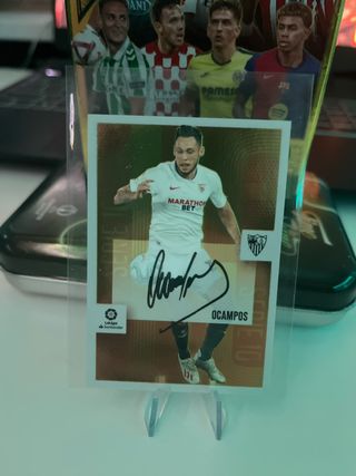 Cromo Ocampos firmado