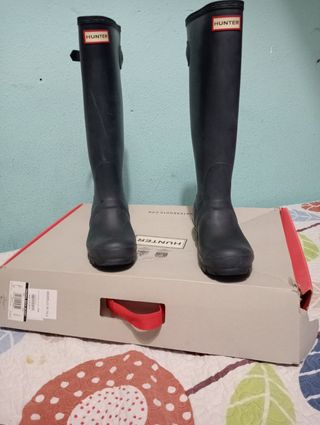 Botas Hunter negras, talla 36