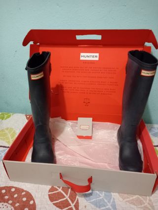 Botas Hunter negras, talla 36