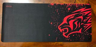 EXCO mousepad Large Rosso e Nero 67x27 cm