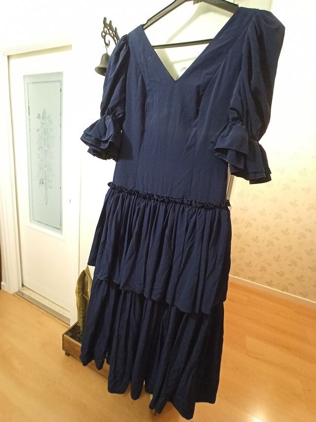 Costume da fenicottero blu marino