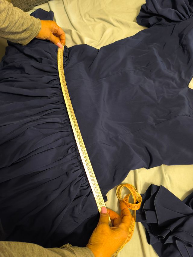 Costume da fenicottero blu marino