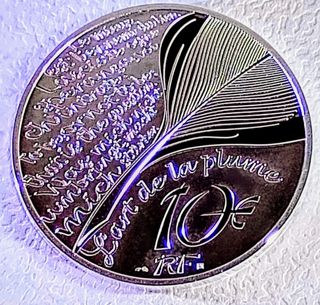 Moneda 10€ Francia 2025 Viaje al Centro de la Tier