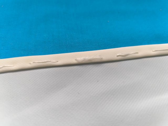 Scialle bianco beige