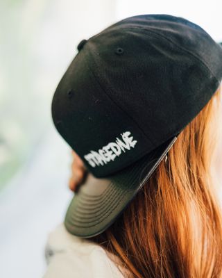 Boné Snapback Preto Cabedal