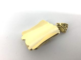 colgante oro 18k con piedra con circonita