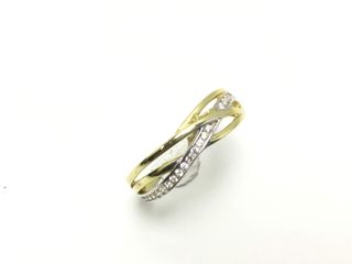 sortija oro 18k con circonita