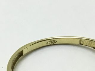 sortija oro 18k con circonita
