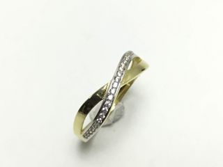 sortija oro 18k con piedra con circonita