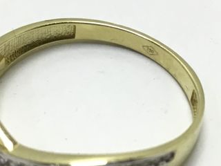 sortija oro 18k con piedra con circonita