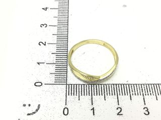 sortija oro 18k con piedra con circonita